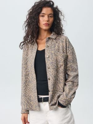 אוברשירט שרוול ארוך פרנץ’ טרי LEOPARD
