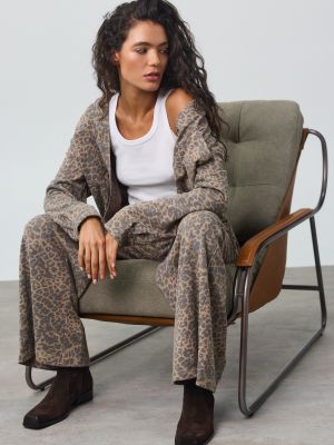 אוברשירט שרוול ארוך פרנץ’ טרי LEOPARD