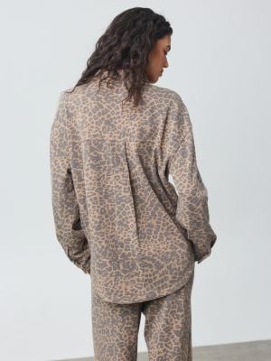 אוברשירט שרוול ארוך פרנץ’ טרי LEOPARD