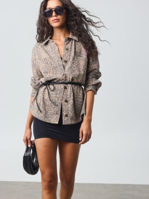 אוברשירט שרוול ארוך פרנץ’ טרי LEOPARD