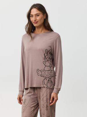 סט פיג’מה עם כיתוב אישי MINNIE