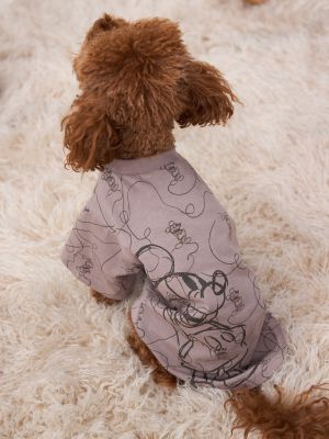 חולצה דקה לכלב עם כיתוב אישי MICKEY MICKEY