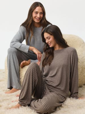 סט רך ונעים פרנץ’ טרי STRIPES