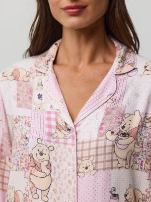 סט פיג’מה מכופתרת פלנל WINNIE THE POOH