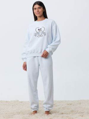 סט פיג’מה אוברסייז פוטר MICKEY