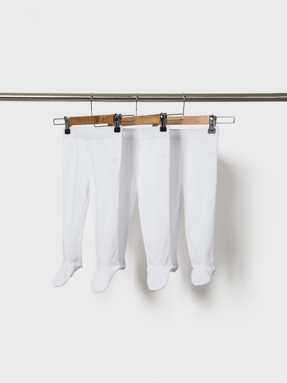 מארז 3 מכנסיים עם רגליות BASIC COTTON