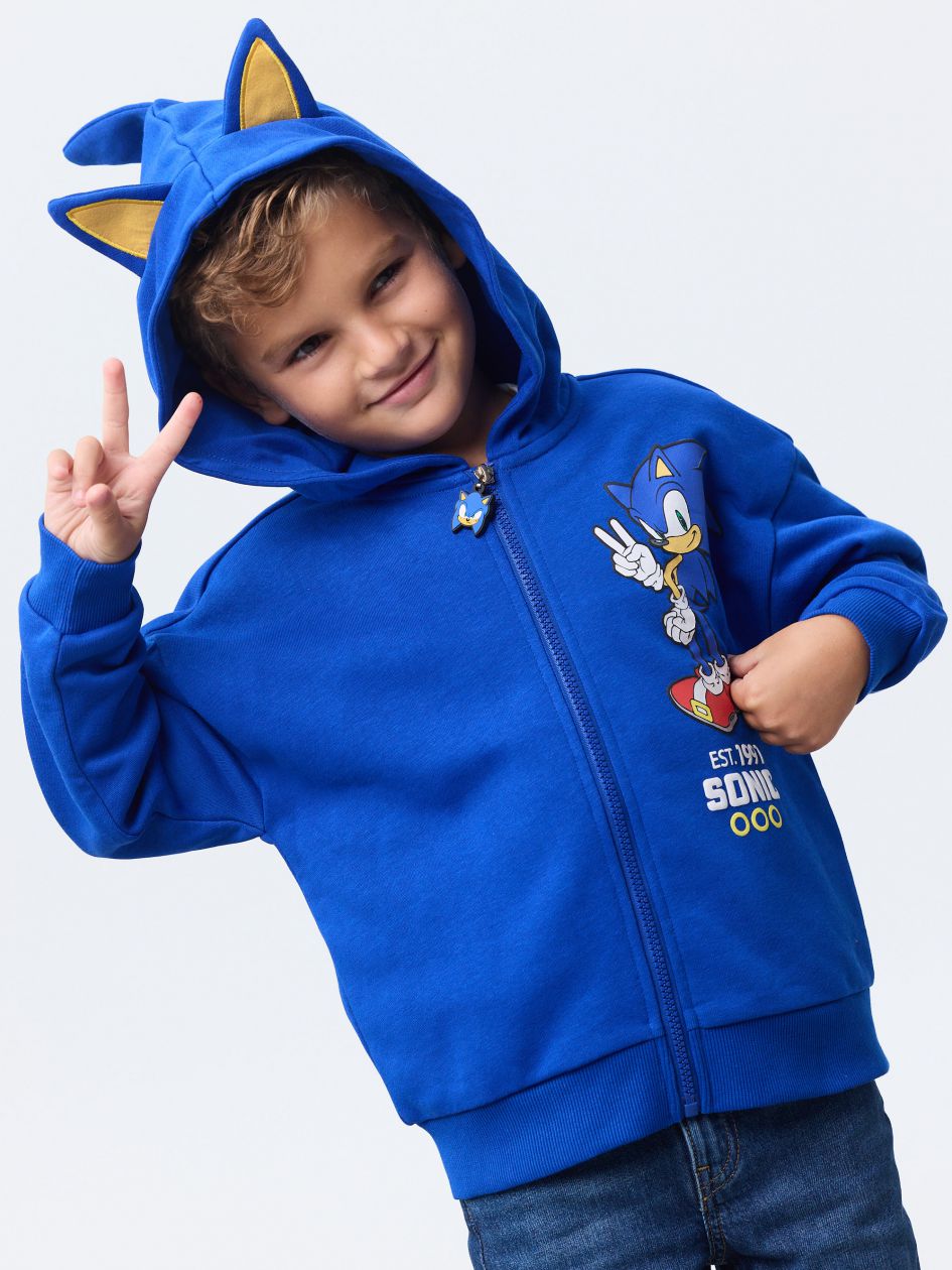 סווטשירט קפוצ’ון פרנץ’ טרי SONIC