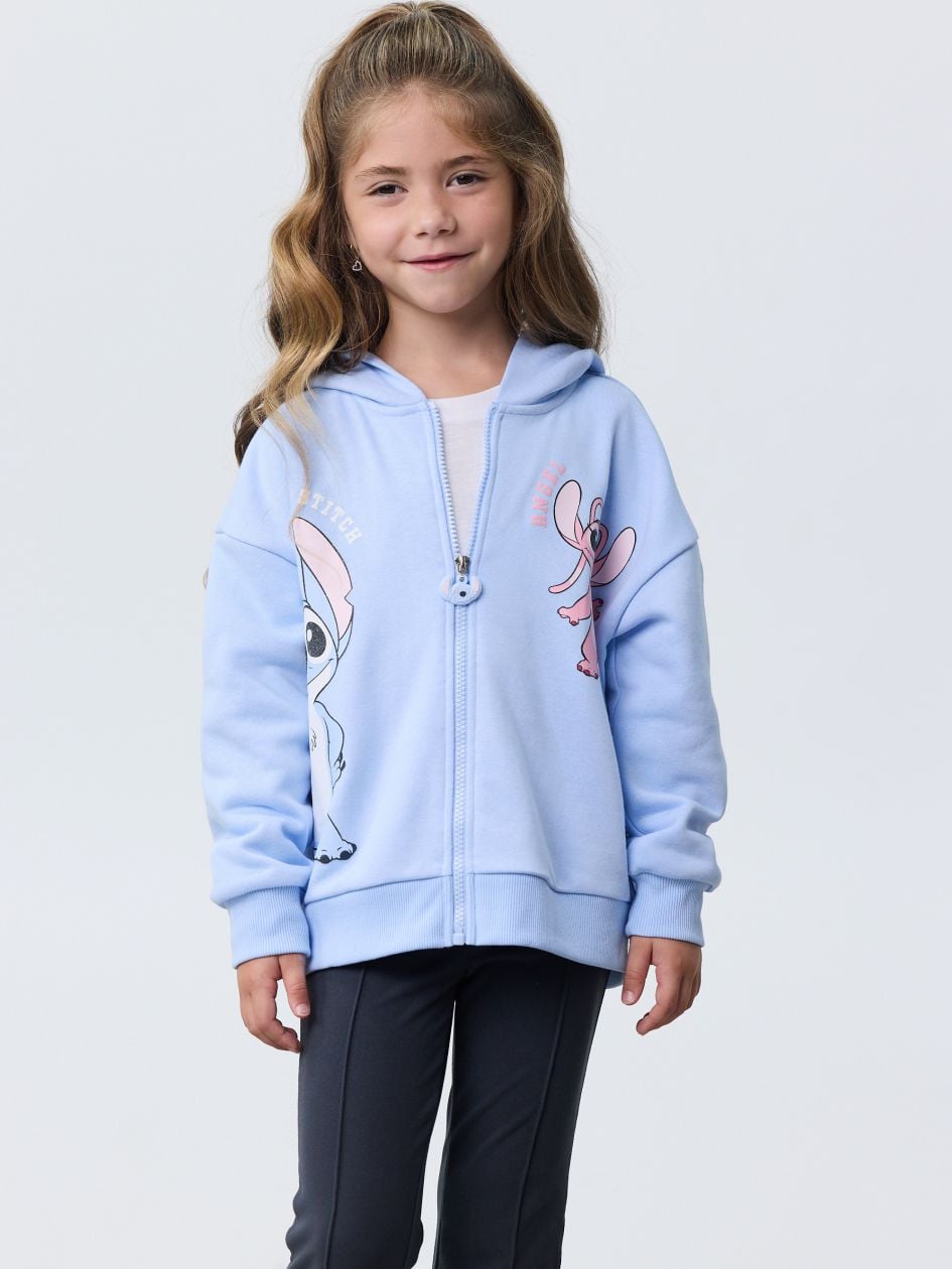 סווטשירט קפוצ’ון פרנץ’ טרי STITCH