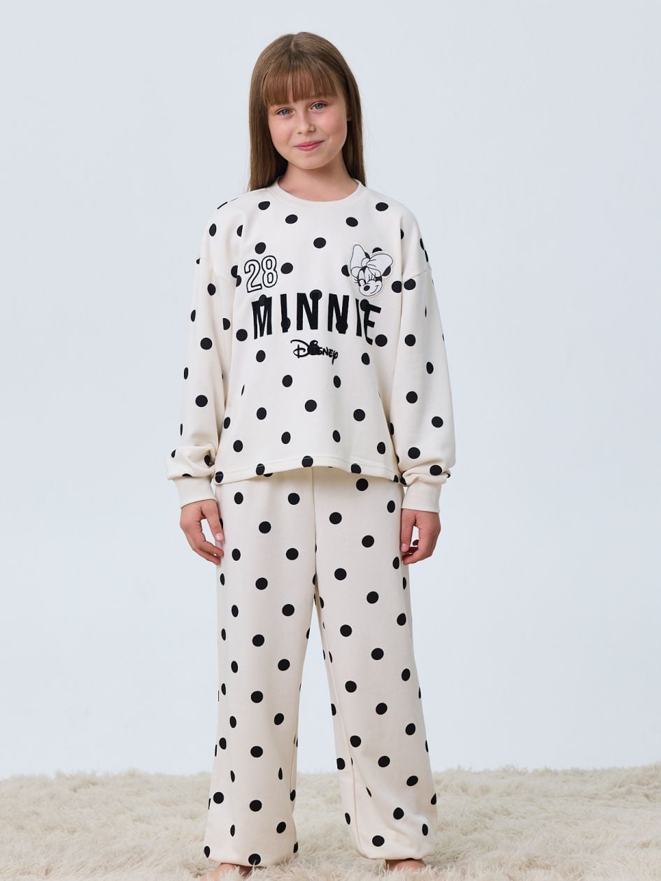 סט פיג’מה פרנץ’ טרי MINNIE