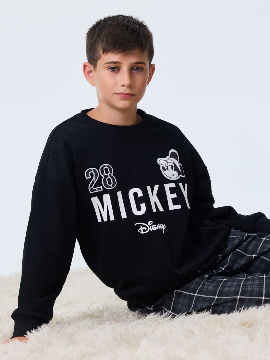 סט פיג’מה פרנץ’ טרי MICKEY