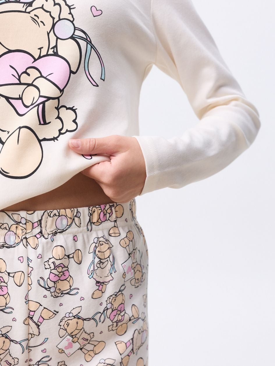 סט פיג’מה ארוכה דקה אינטרלוק NICI