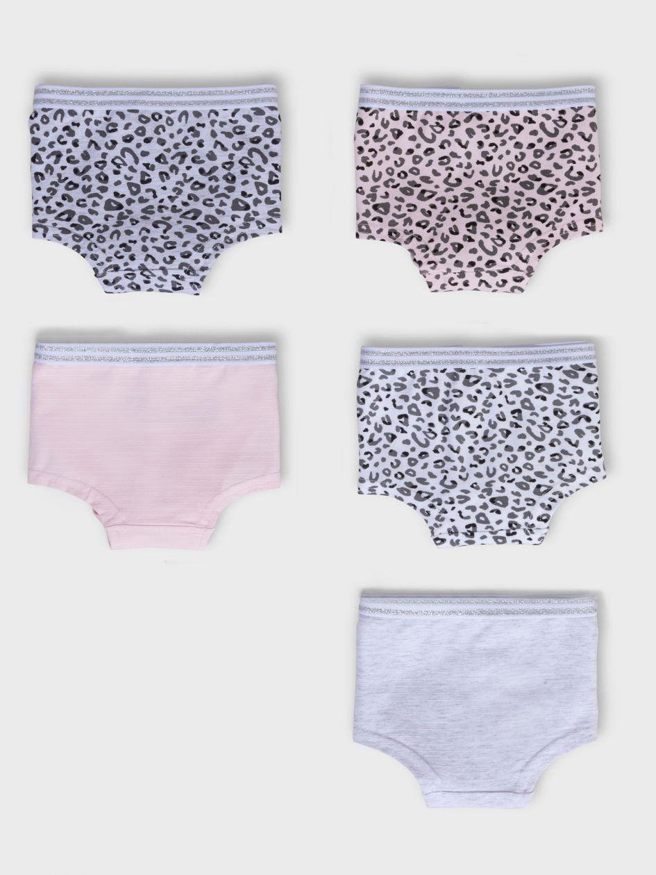 מארז 5 תחתוני היפסטר LEOPARD
