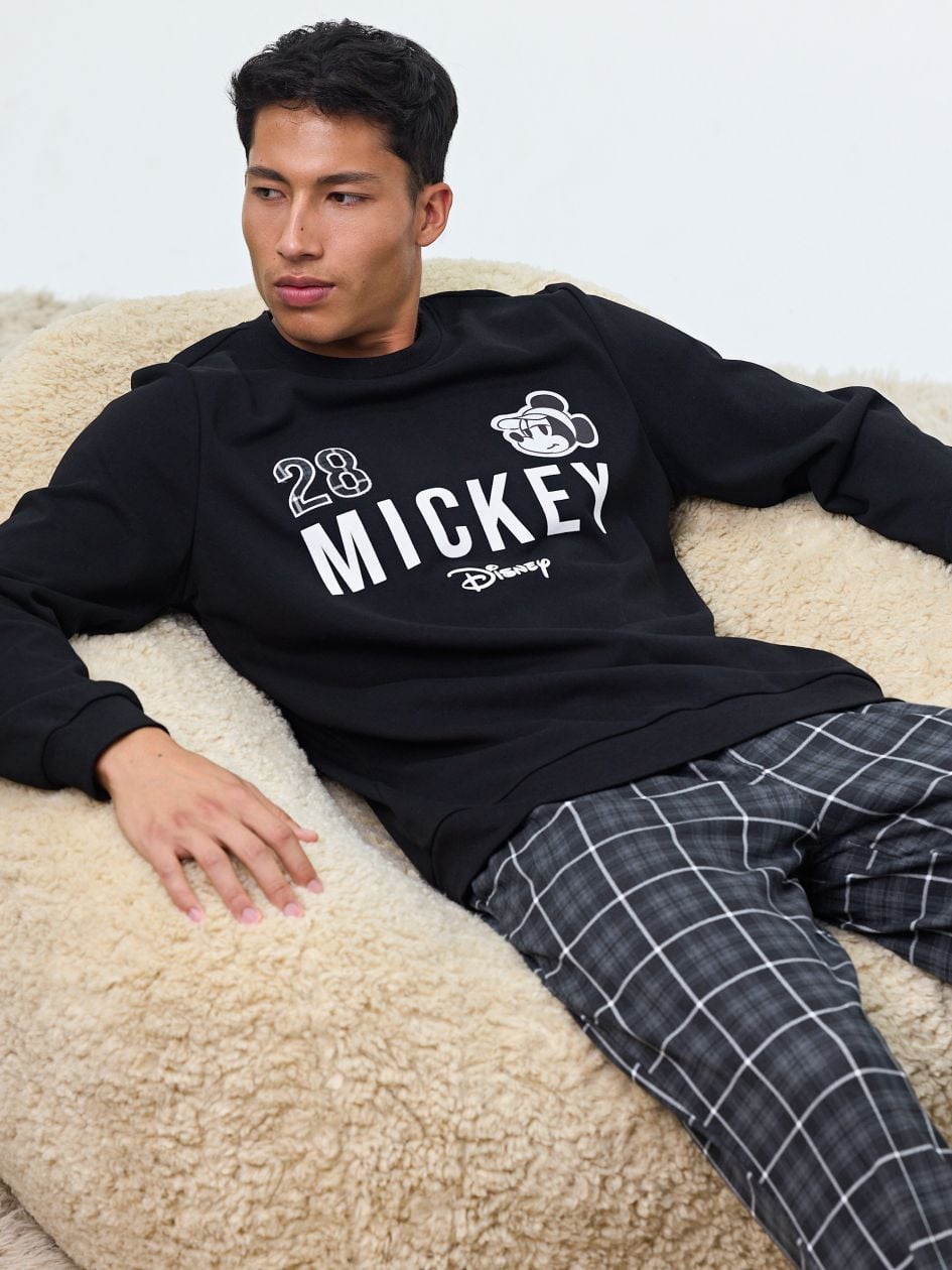 סט פיג’מה פרנץ’ טרי MICKEY
