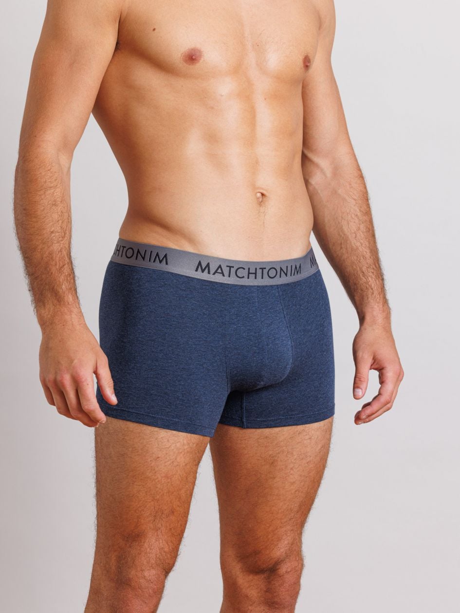מארז 3 תחתוני בוקסר צמודים וקצרים COTTON STRETCH