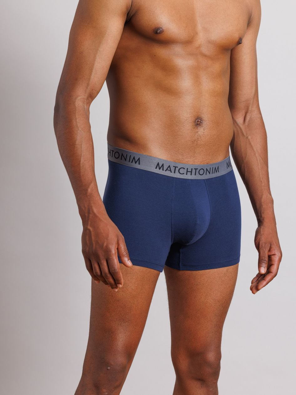 מארז 3 תחתוני בוקסר צמודים וקצרים COTTON STRETCH