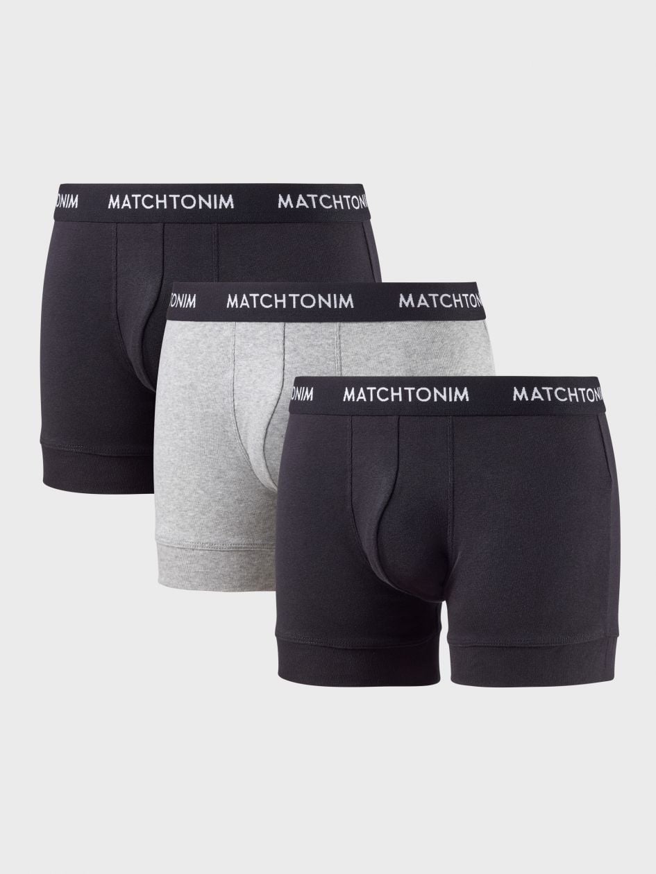 מארז 3 בוקסרים צמודים וקצרים COOL COTTON