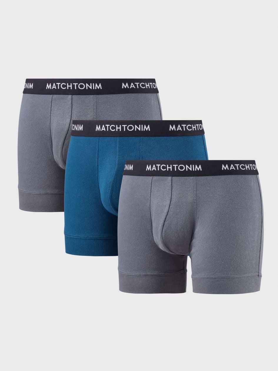 מארז 3 בוקסרים צמודים וקצרים COOL COTTON