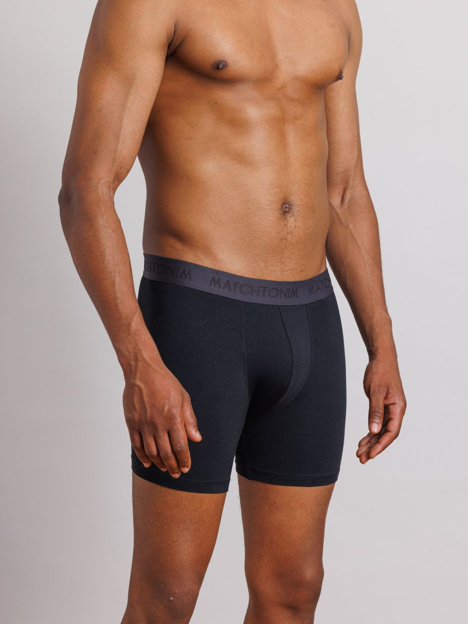 מארז 2 בוקסרים צמודים וארוכים COTTON STRETCH