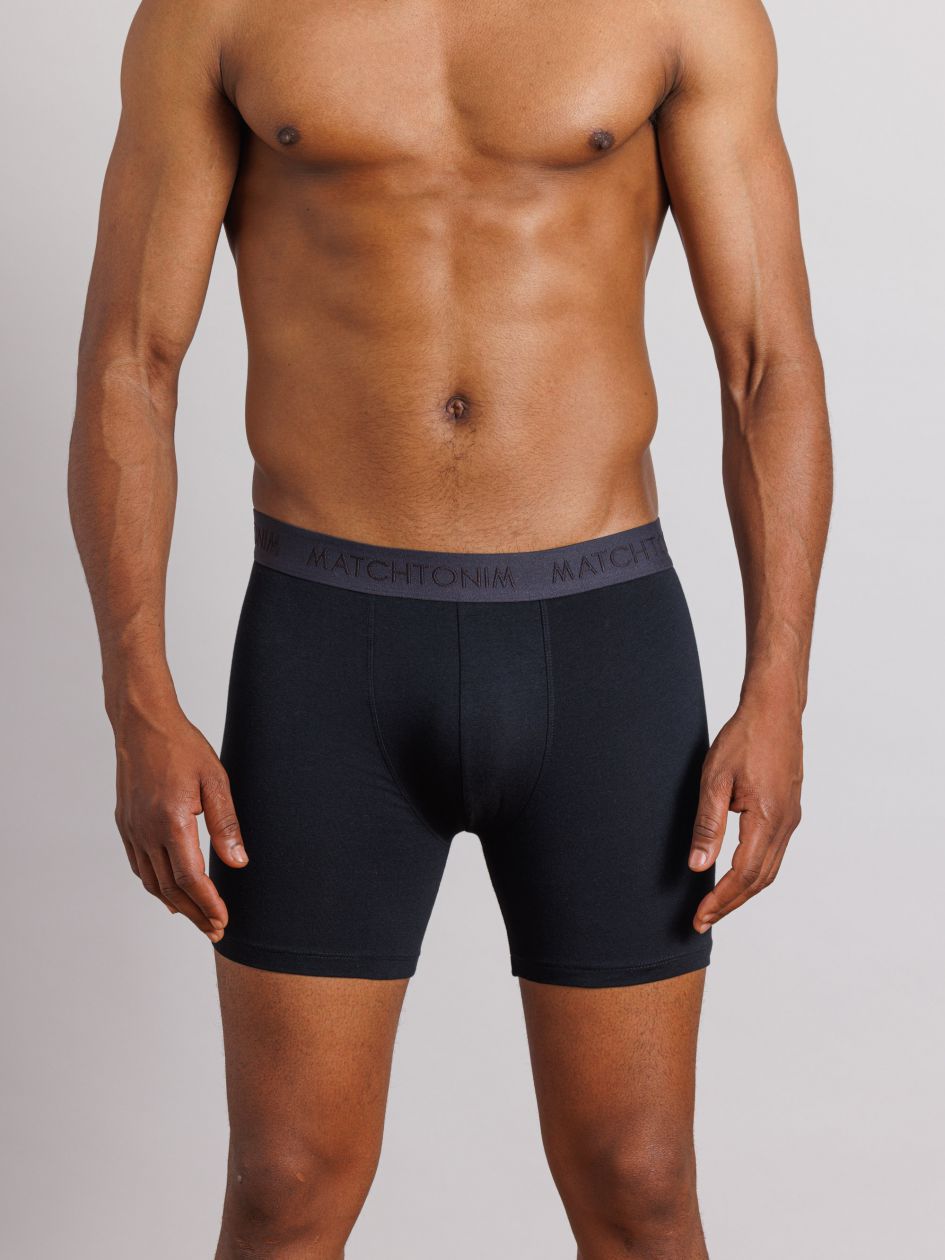 מארז 2 בוקסרים צמודים וארוכים COTTON STRETCH