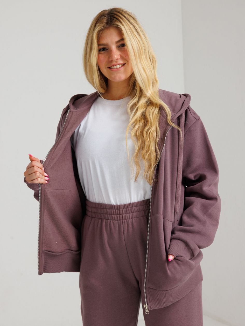 סווטשירט קפוצ’ון פוטר עם רוכסן UNISEX