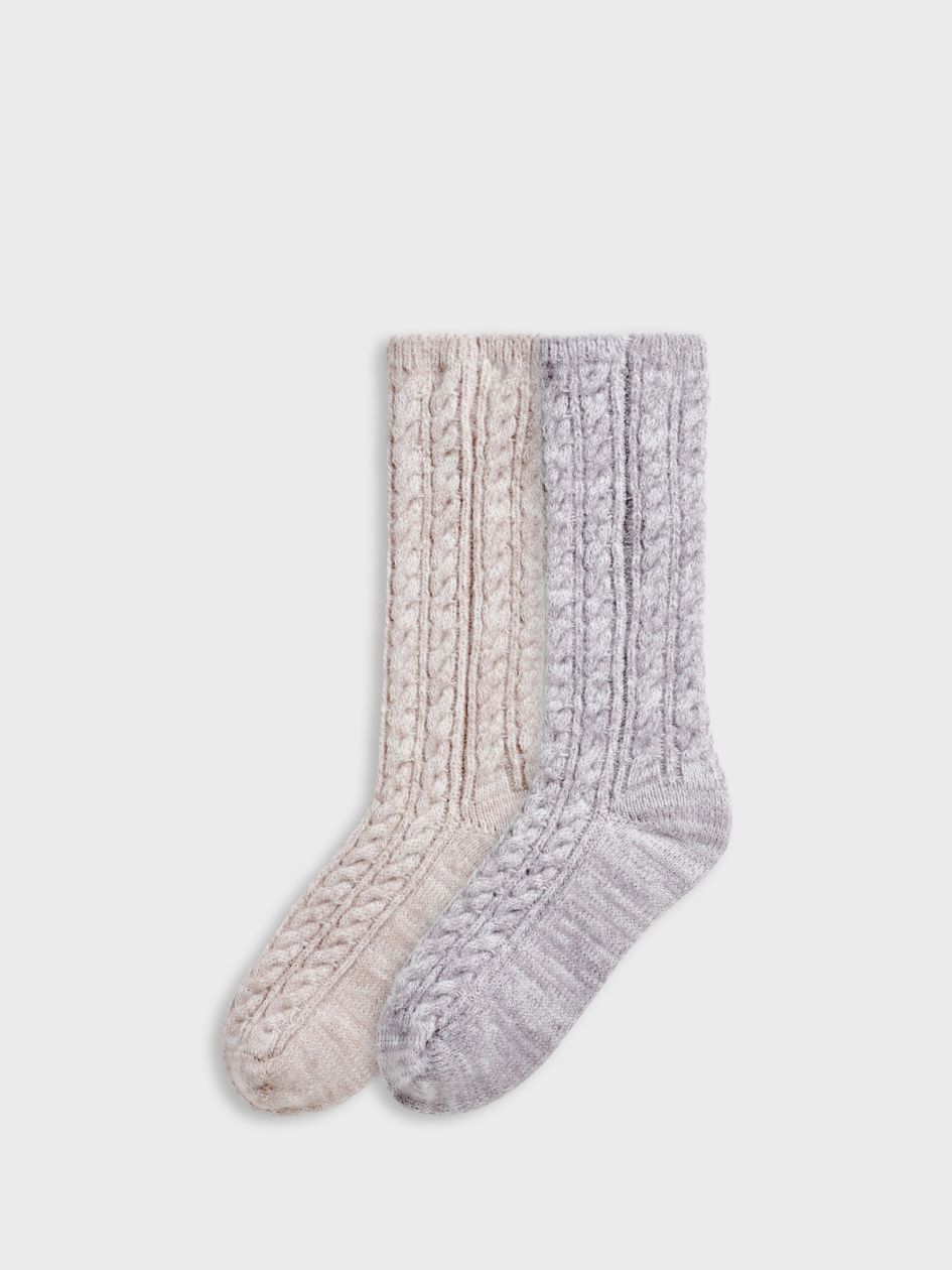 מארז 2 גרביים חמימות באורך רגיל