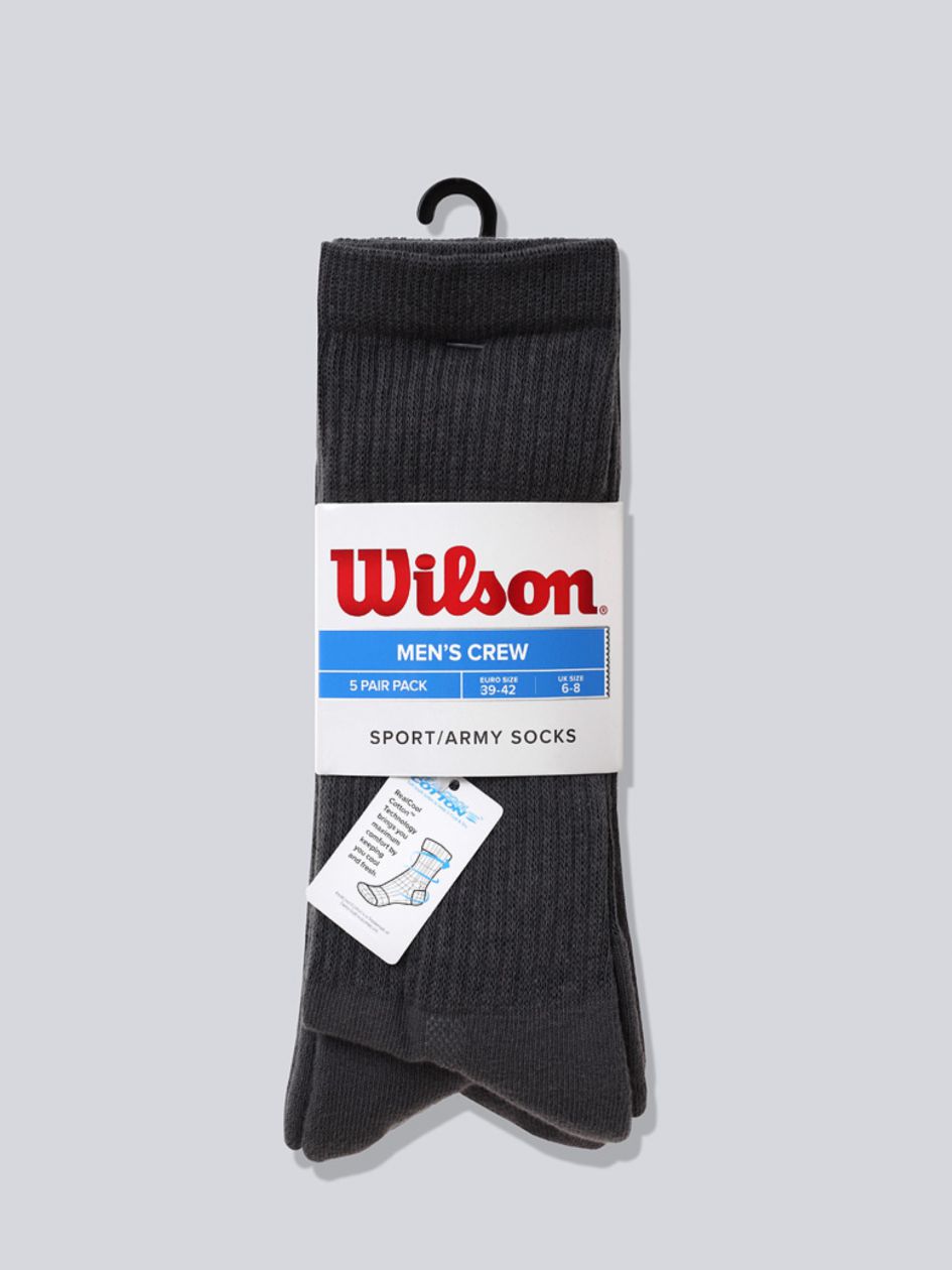 חמישיית גרבי ספורט של המותג WILSON