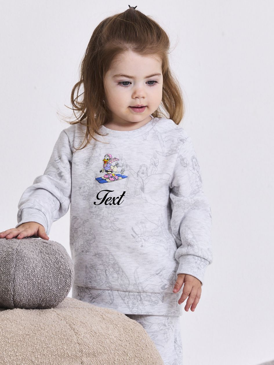 סט פיג’מה פוטר עם כיתוב אישי DAISY