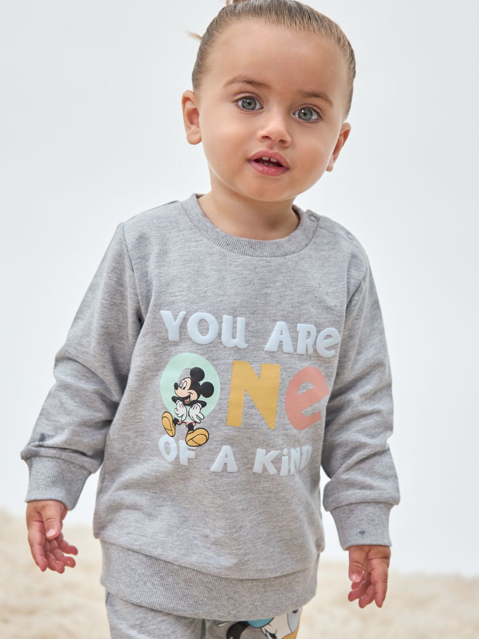 סט פיג’מה פרנץ’ טרי MICKEY
