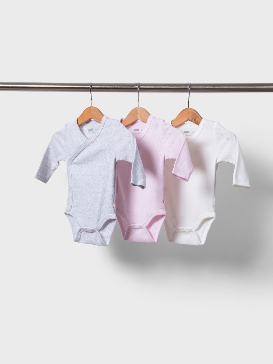 מארז 3 בגדי גוף מעטפת