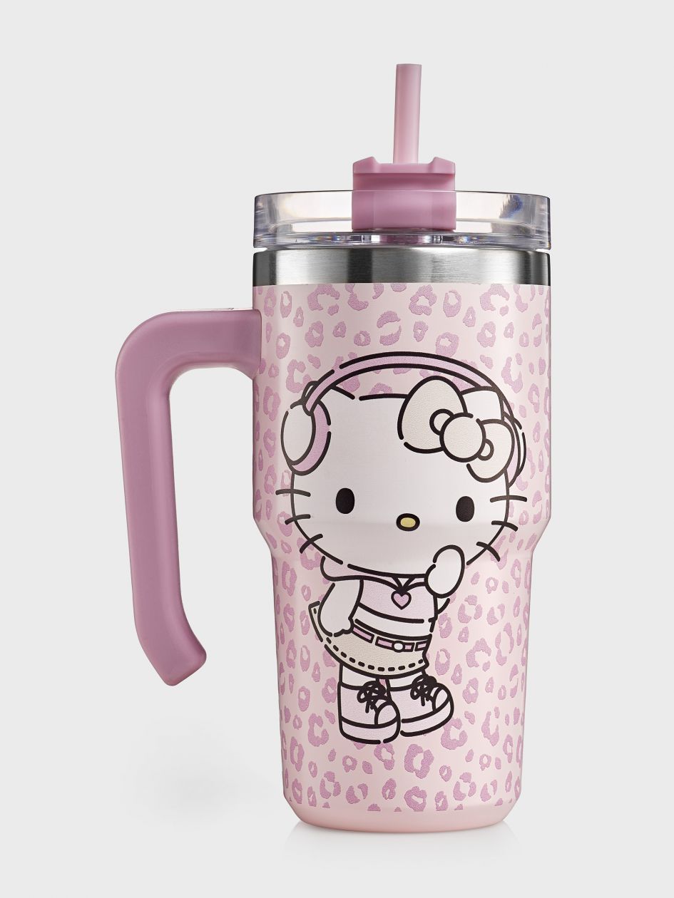 כוס עם קש HELLO KITTY