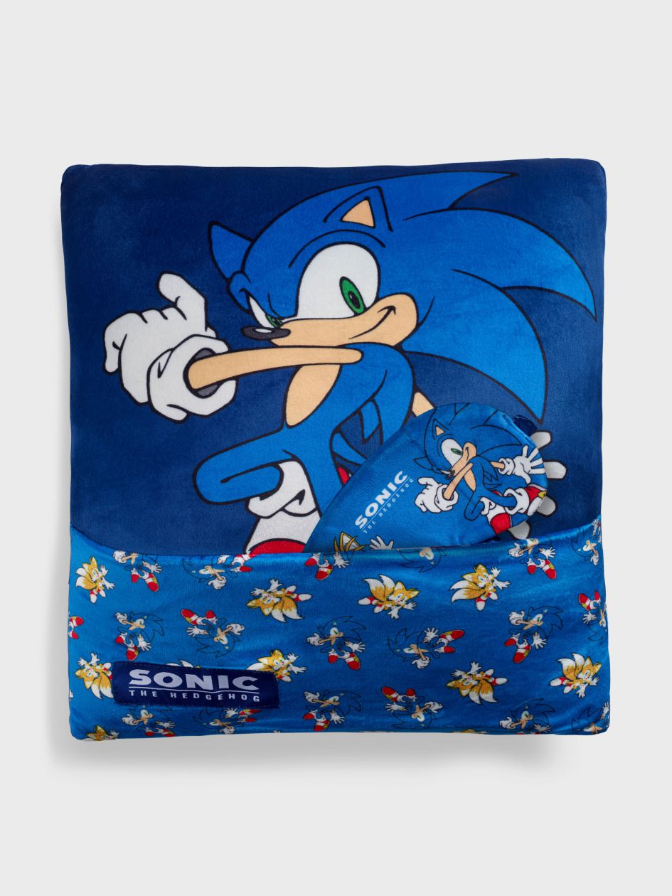 סט כרית וכיסוי עיניים SONIC