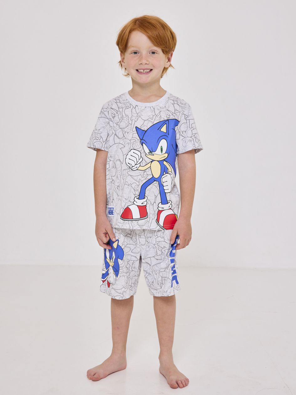 סט פיג’מה קצרה SONIC