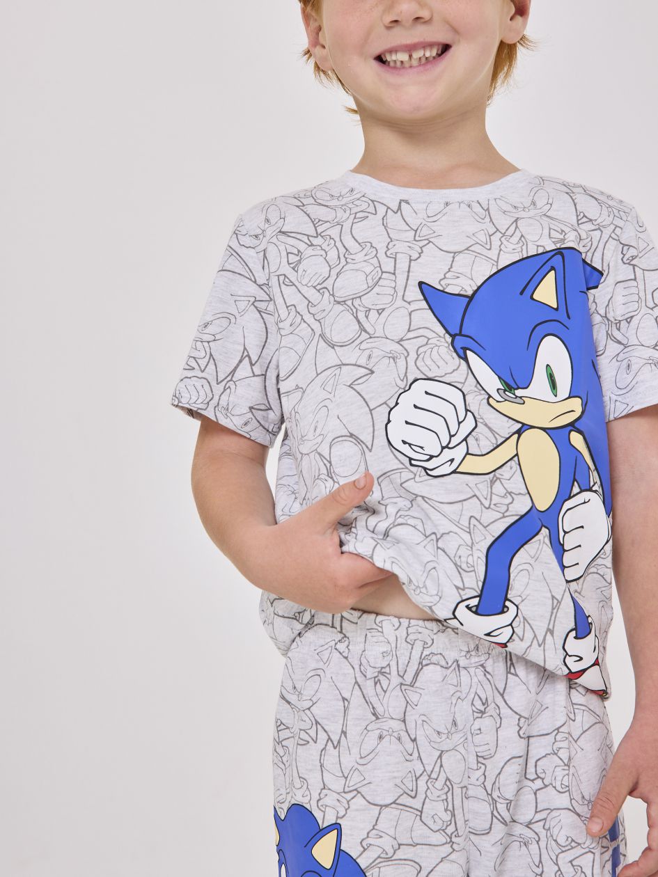 סט פיג’מה קצרה SONIC