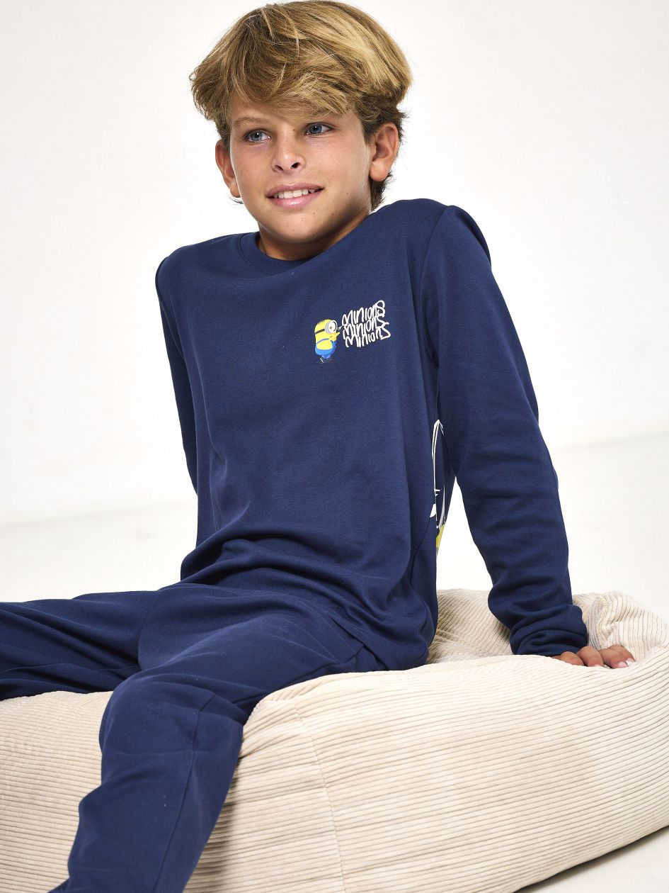 סט פיג’מה ארוכה דקה MINIONS