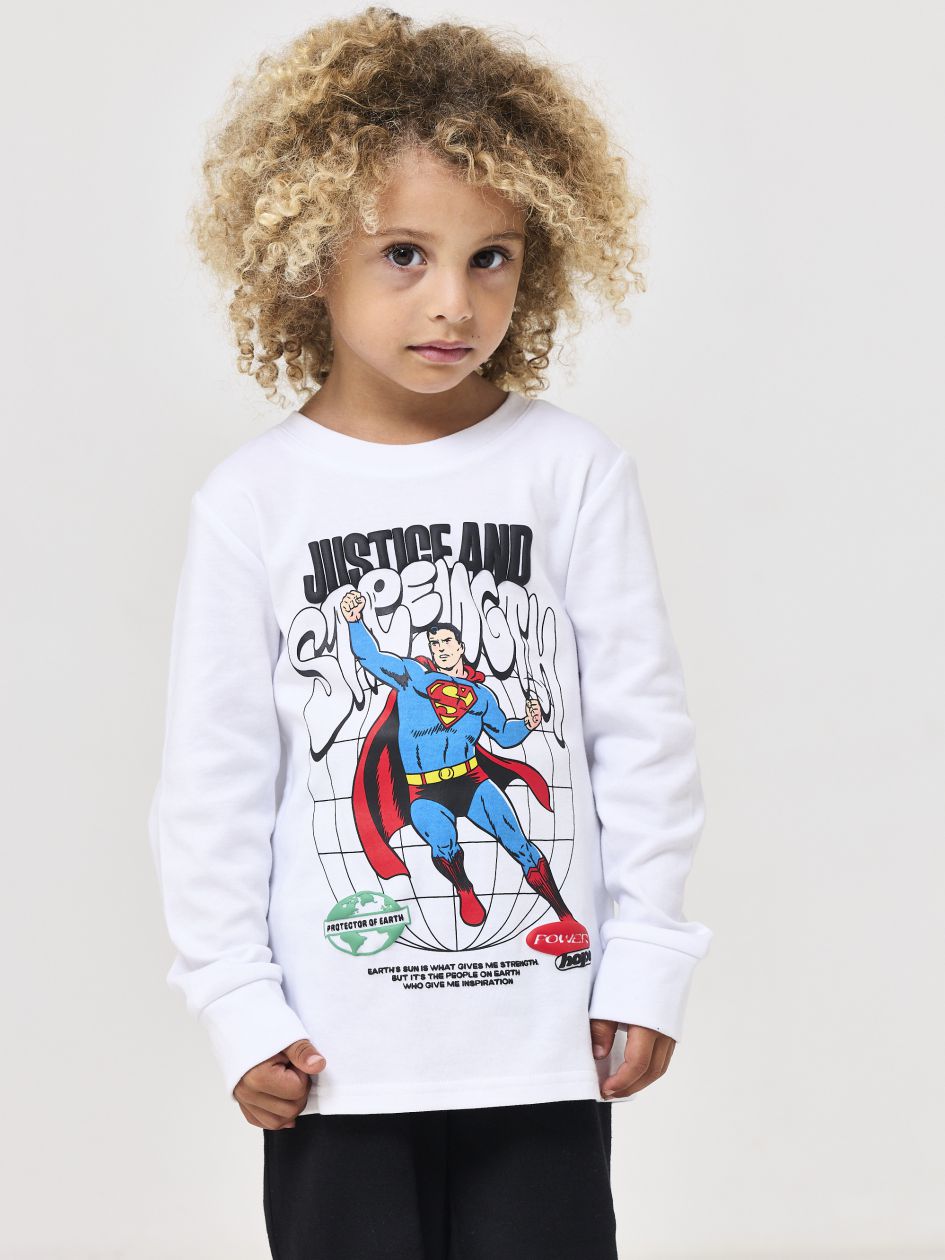 סט פיג’מה ארוכה SUPERMAN