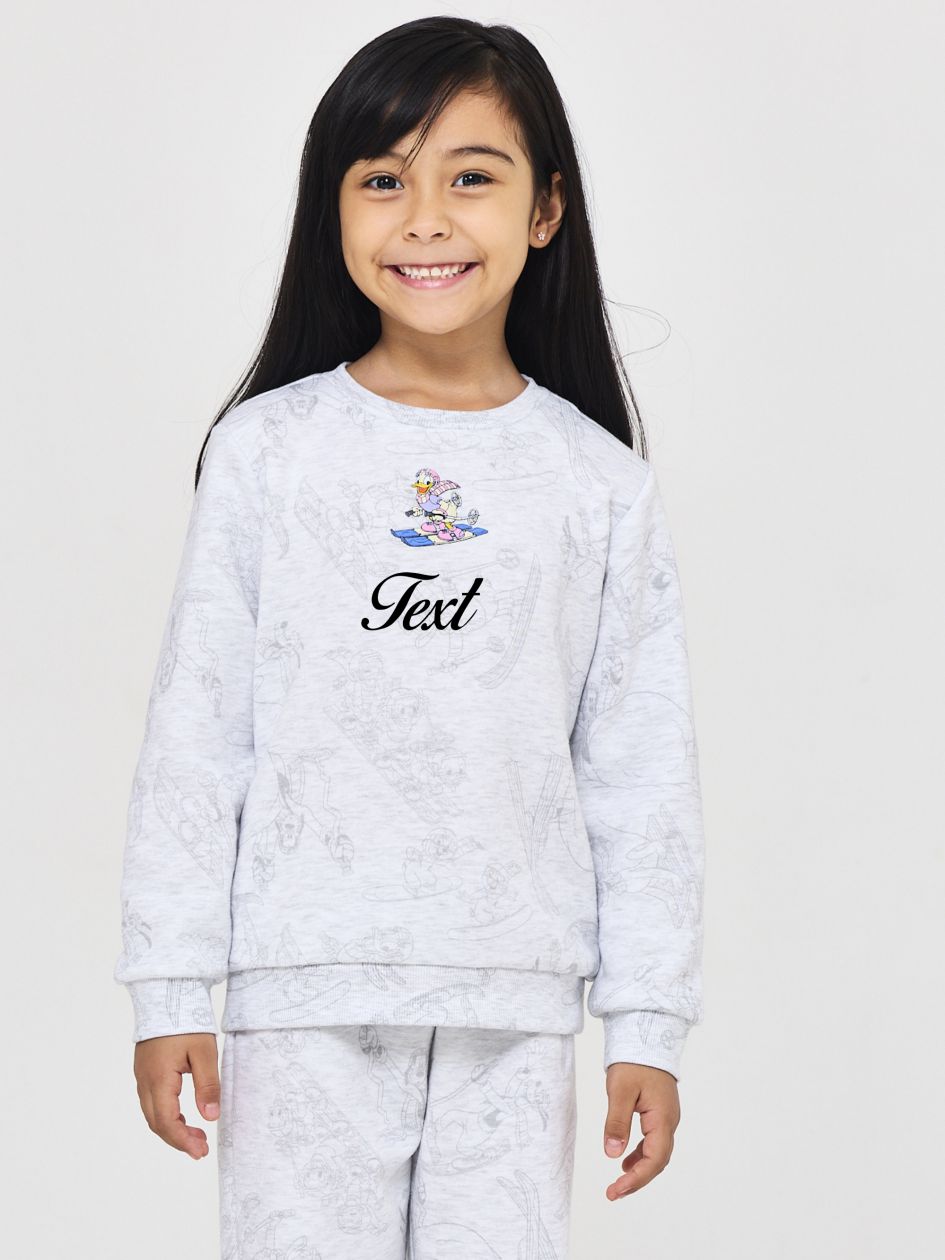 סט פיג’מה פוטר עם כיתוב אישי DAISY