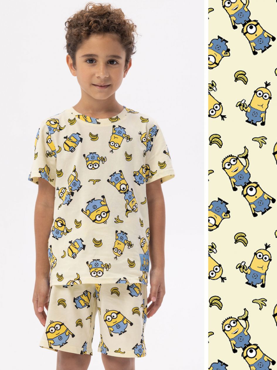 סט פיג’מה קצרה MINIONS