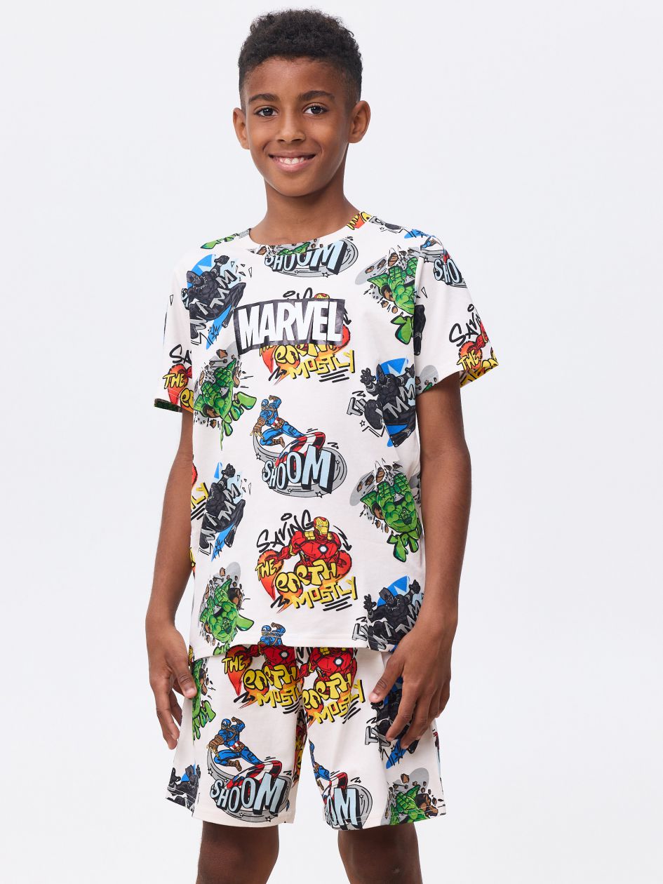 סט פיג’מה קצרה MARVEL