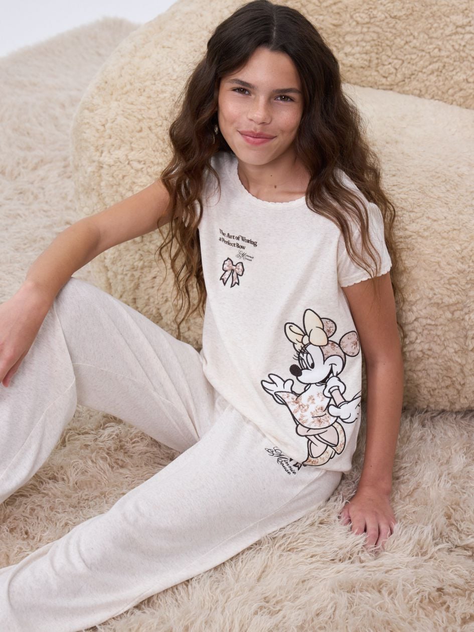 סט פיג’מה ריב MINNIE