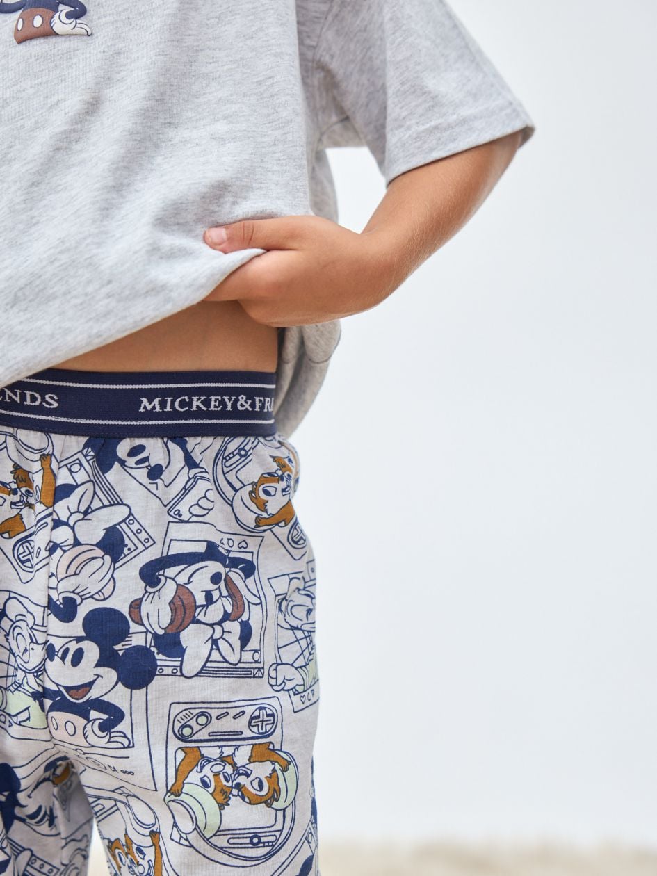 סט פיג’מה עם כיתוב אישי MICKEY