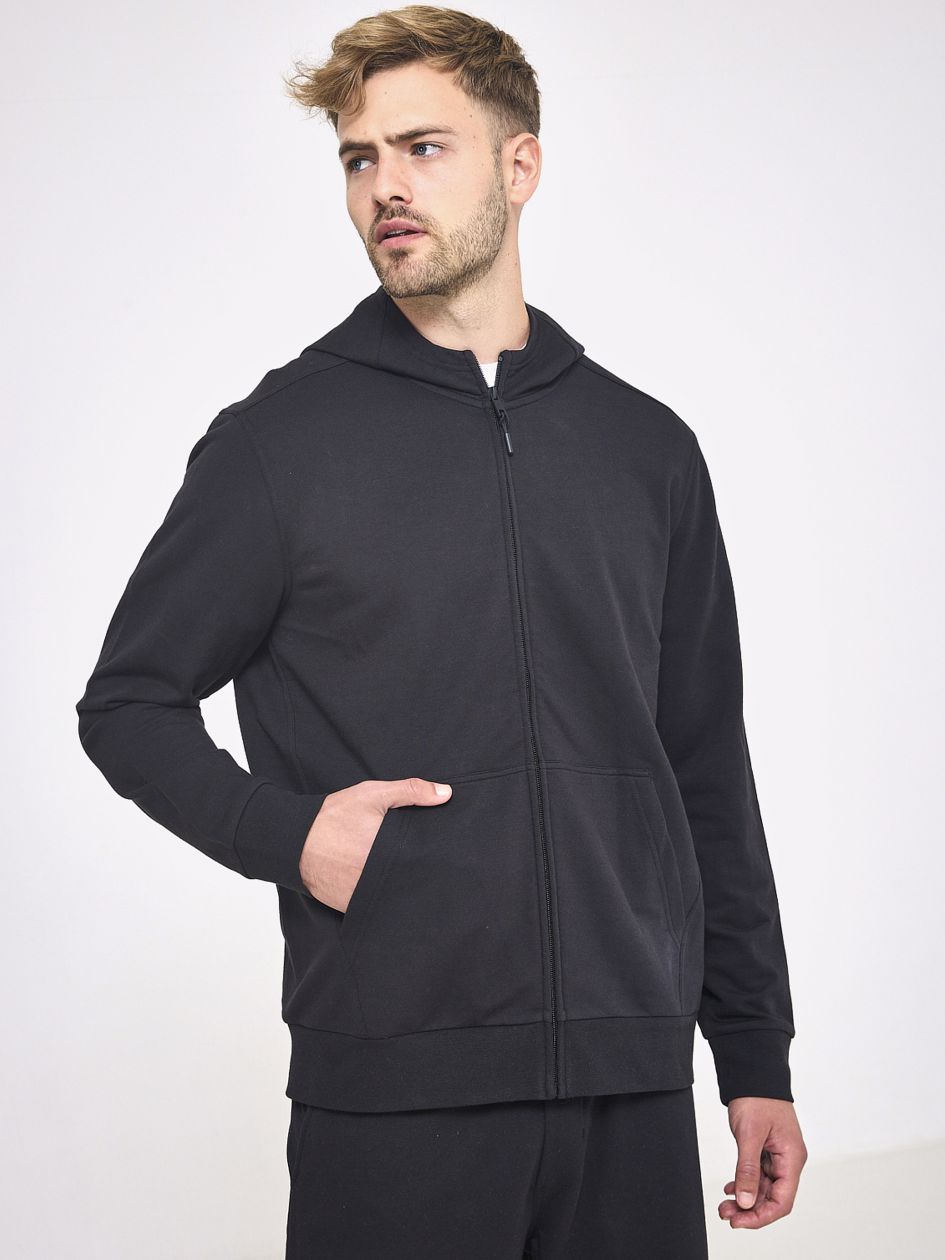 קרדיגן דק עם קפוצ’ון