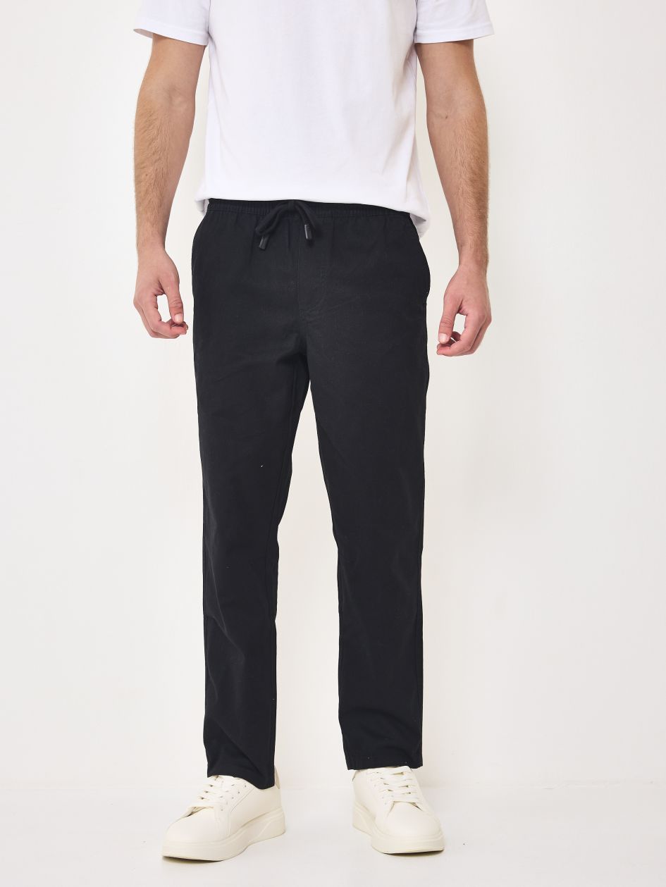 מכנסי כותנה ארוגים