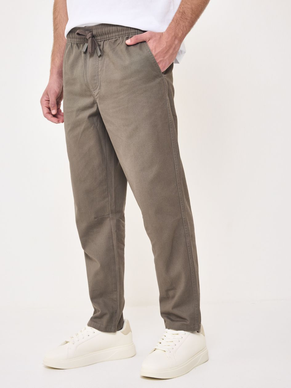 מכנסי כותנה ארוגים