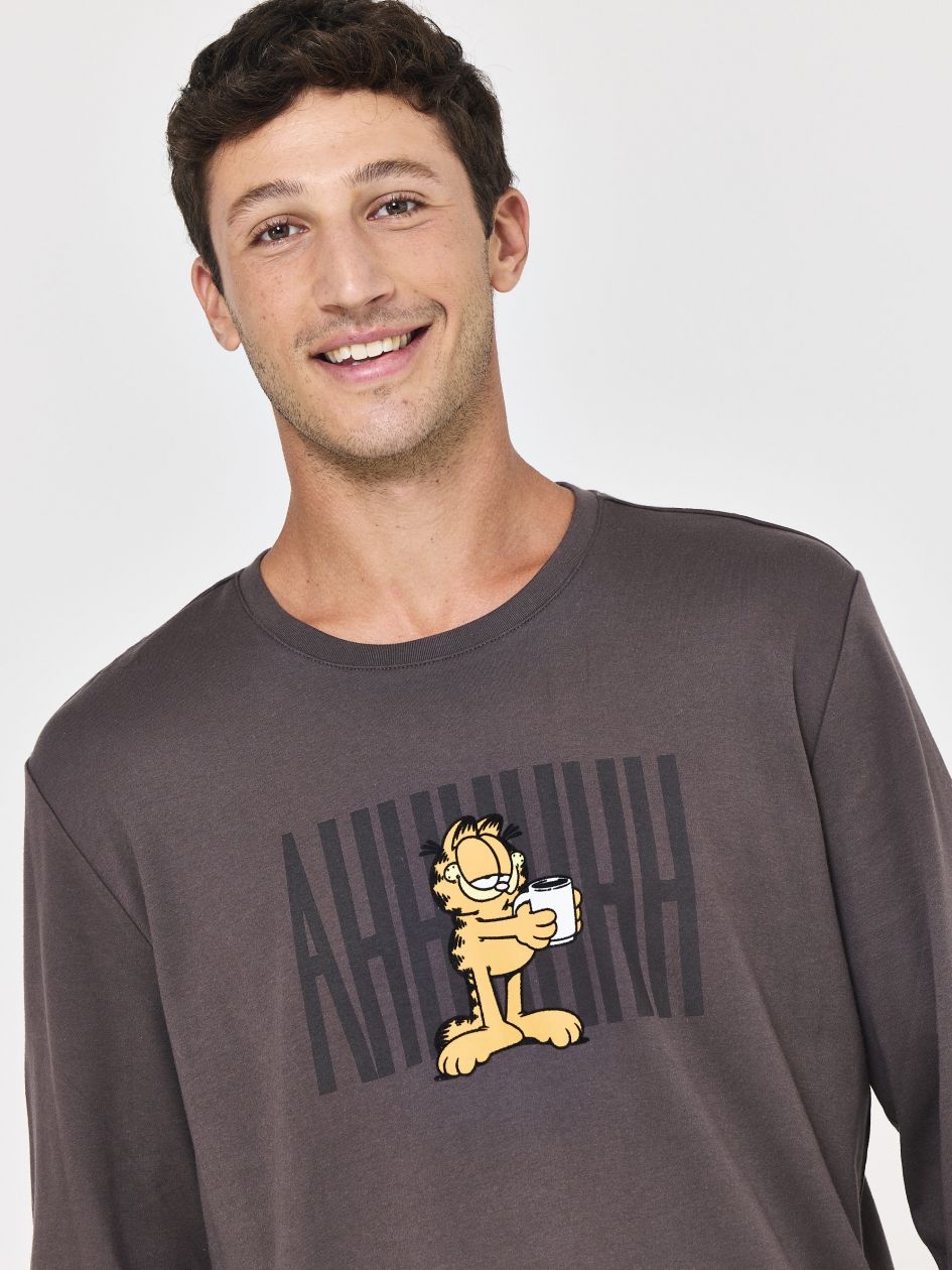 סט פיג’מה ארוכה GARFIELD