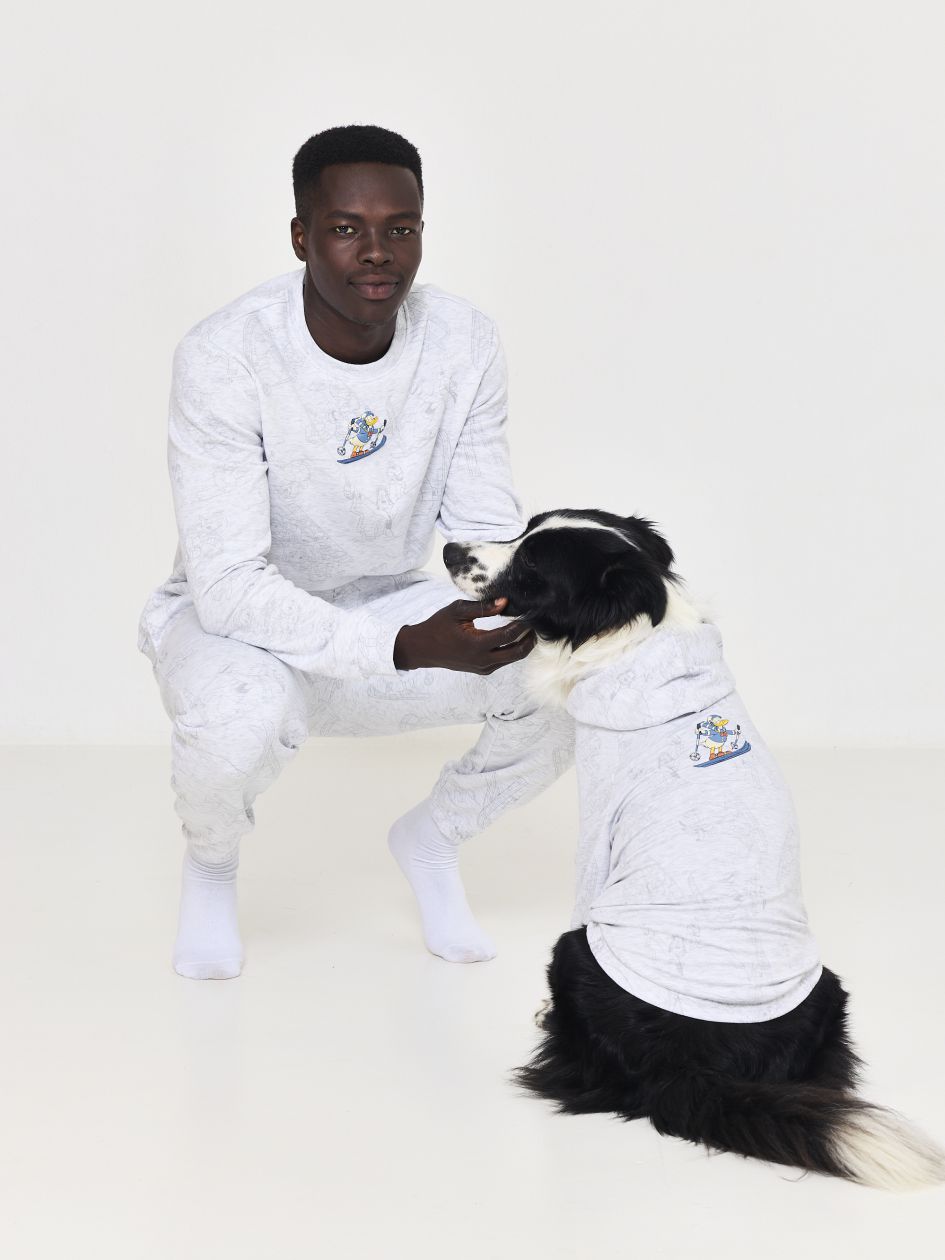 טופ עם קפוצ’ון לכלב עם כיתוב אישי DONALD