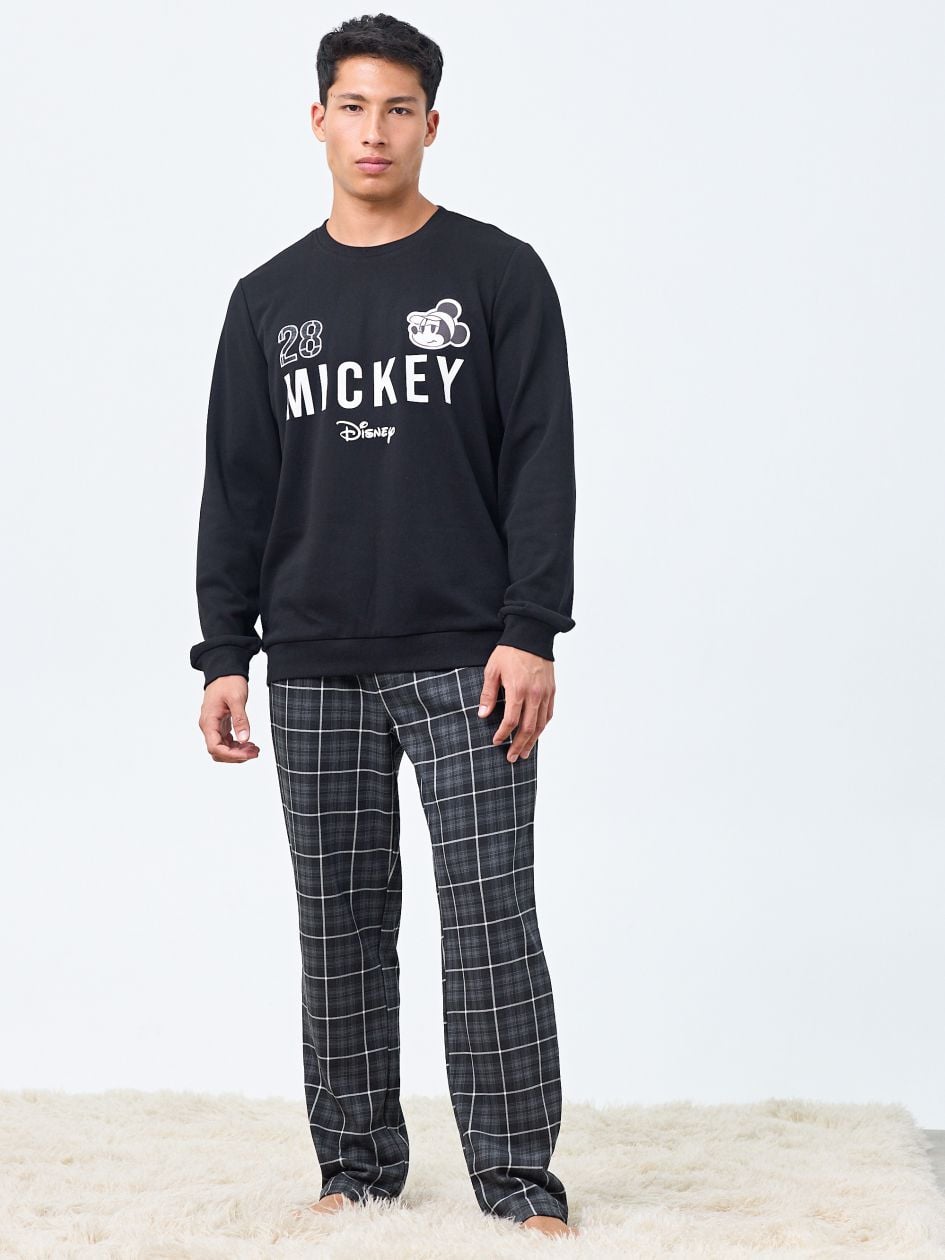 סט פיג’מה פרנץ’ טרי MICKEY