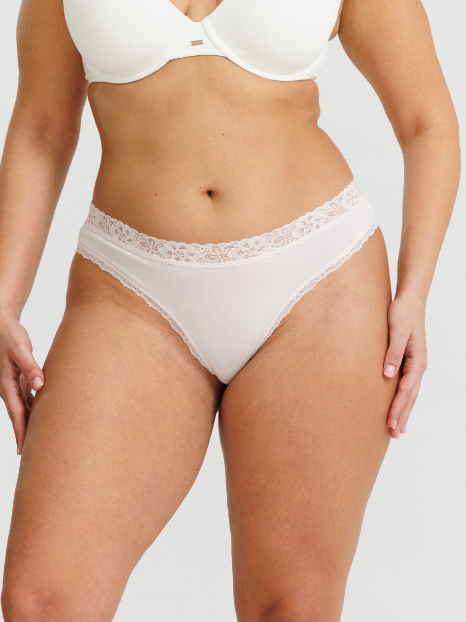 תחתוני מיני בשילוב כותנה ותחרה