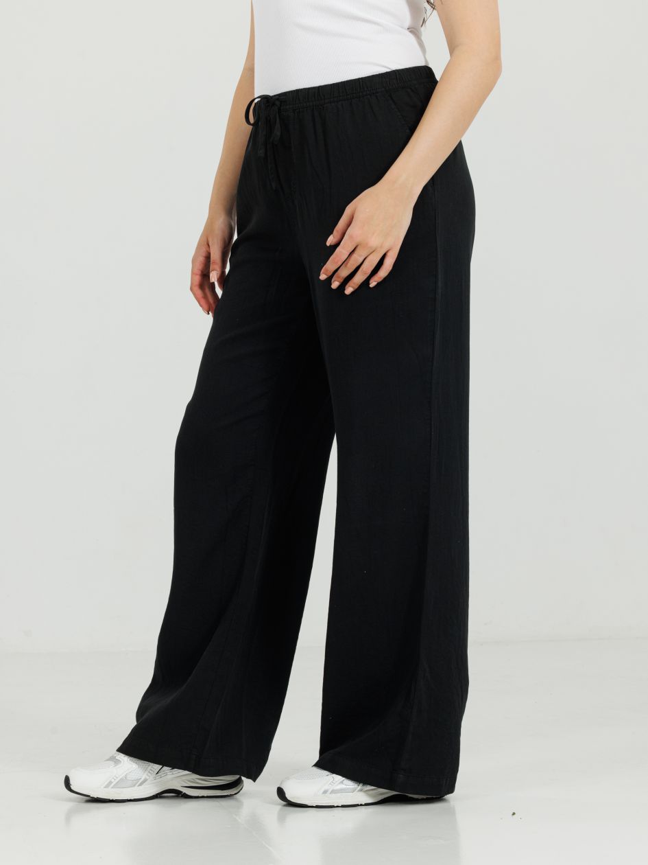 מכנסיים ארוכים במראה ווש קליל