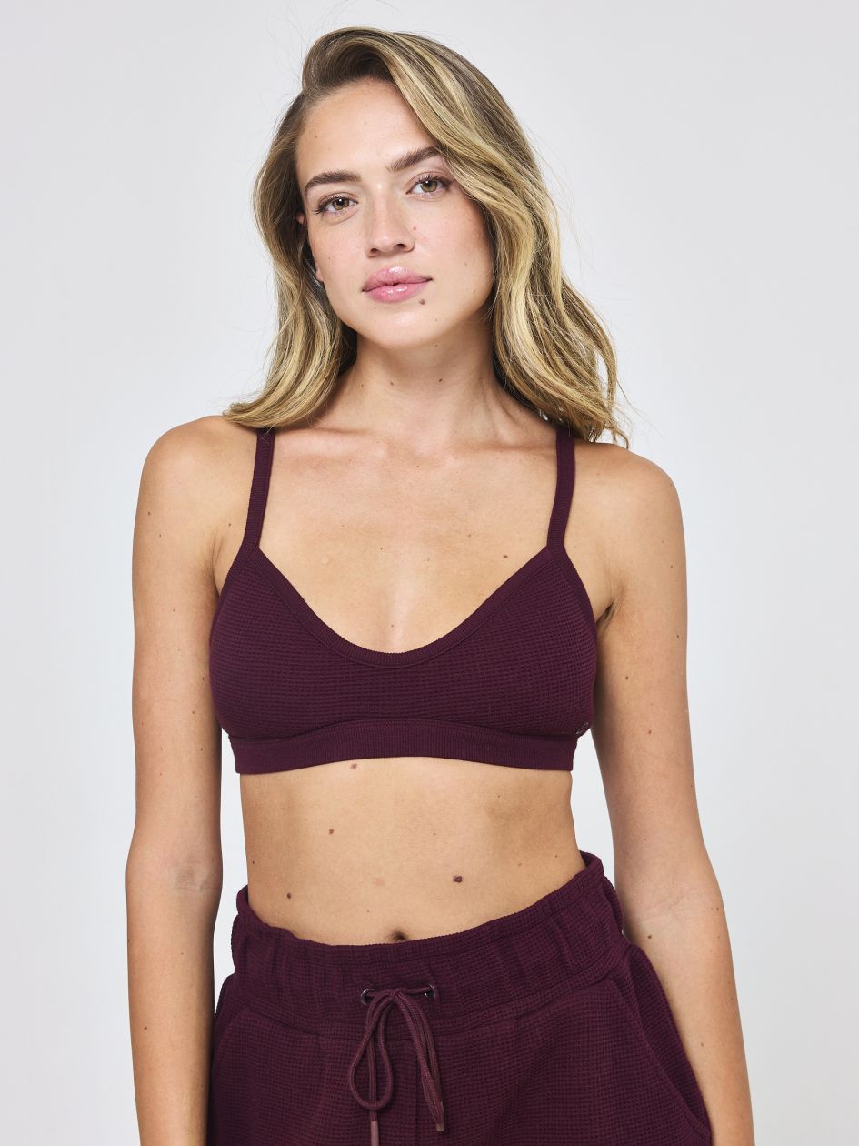 גוזייה וופל עם כתפיות דקות