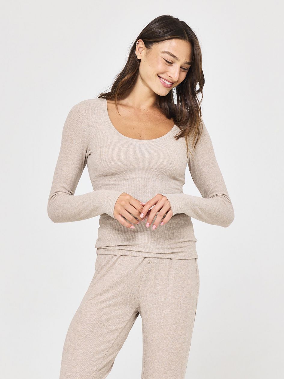 סט פיג’מה ריב מודל